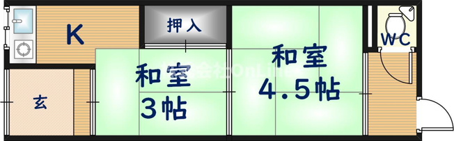 【間取り】 | オレンジハウス
