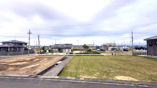 高島市城山台2丁目102坪土地の展望