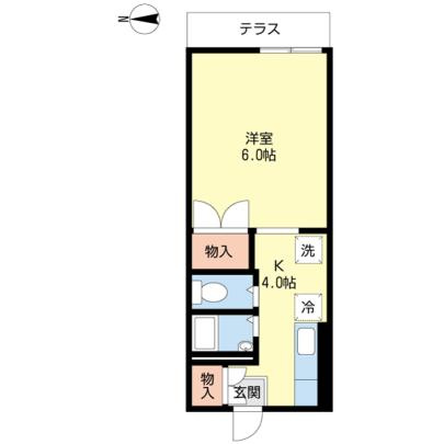 コーポ白樺の間取り