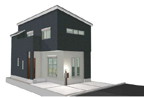 【外観パース】 | 明石市大久保町大窪　新築