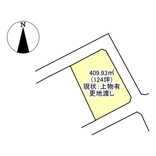 西条市丹原町池田の土地図
