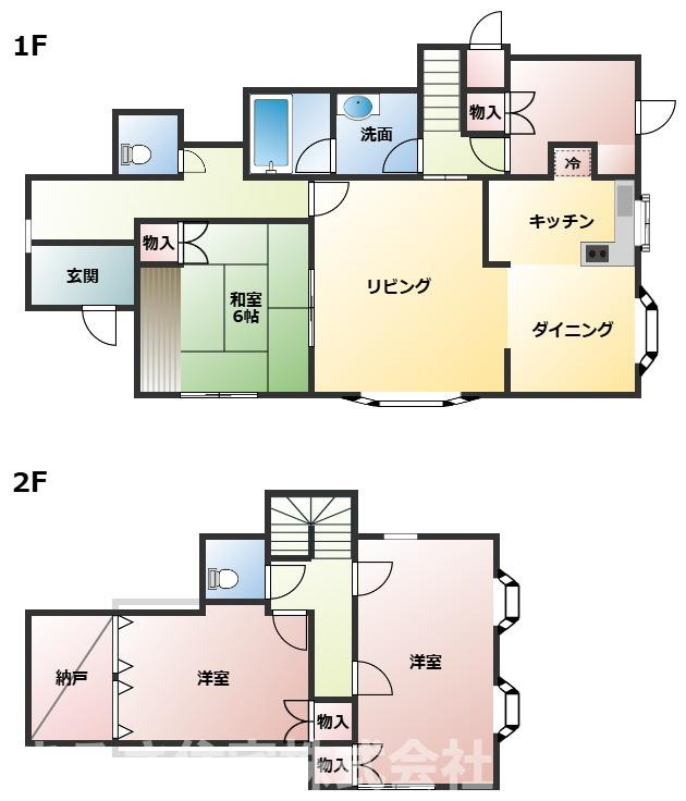 生目台西4丁目　中古戸建の間取り