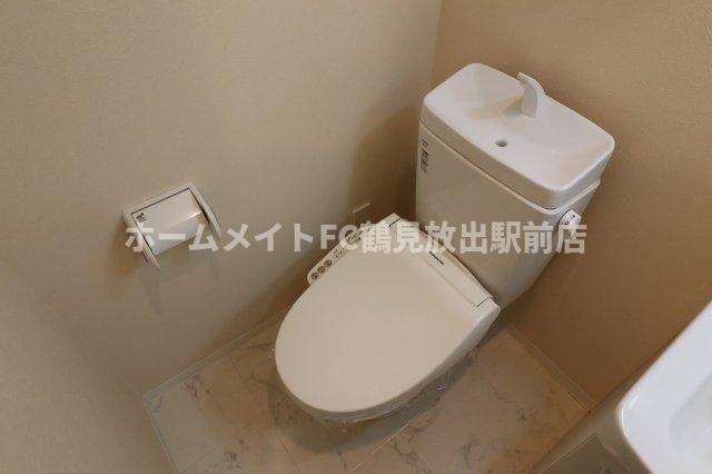 大阪市鶴見区横堤３丁目の賃貸マンションのトイレ