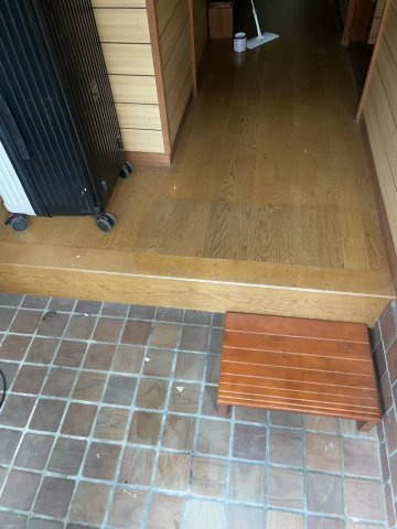 柏原市太平寺１丁目の一戸建ての玄関