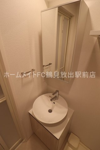 大阪市鶴見区茨田大宮４丁目の賃貸マンションの独立洗面台