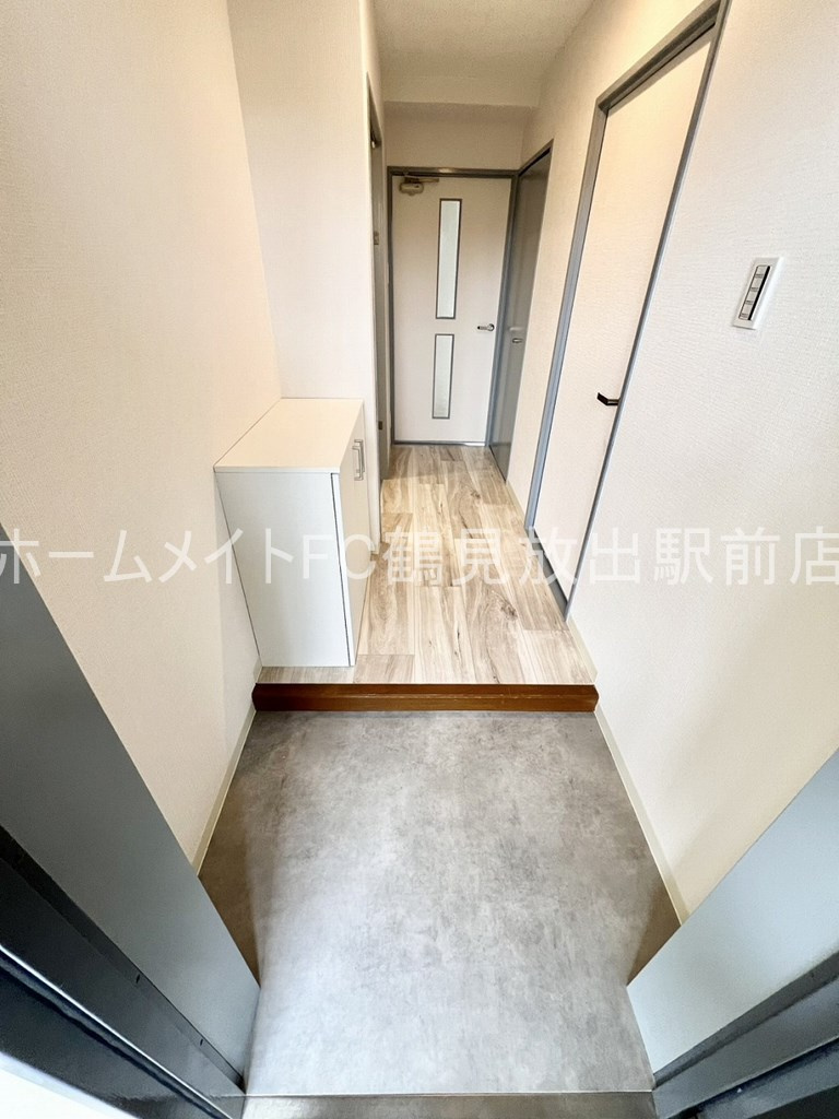 東大阪市稲田新町１丁目の賃貸マンションの玄関