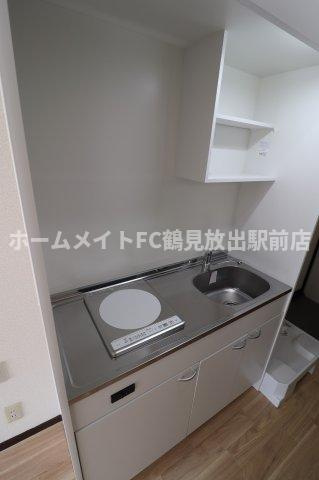 大阪市鶴見区放出東３丁目の賃貸マンションのキッチン