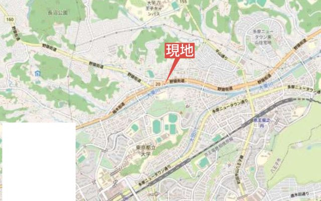 祝：成約済み　八王子市　下柚木　新築戸建て　１期の地図|～仲介手数料無料☆八王子ひなた不動産～八王子市下柚木　新築戸建て