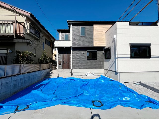 祝：成約済み　八王子市　下柚木　新築戸建て　１期の駐車場|駐車２台以上可能な八王子市の戸建です。～仲介手数料無料☆八王子ひなた不動産～八王子市下柚木　新築戸建て