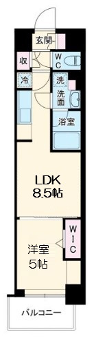 【間取り】 | アーバネックス梅田中崎町Ⅱ