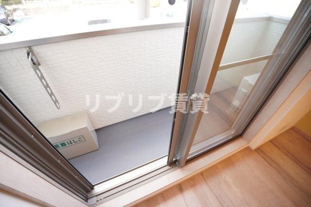ミリアビタ弁天のバルコニー