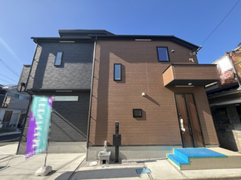 祝：成約済み　八王子市　大楽寺町　新築戸建て　２期の外観|南東角地で陽当たり良好な新築戸建てが完成しました！～仲介手数料無料☆八王子ひなた不動産～八王子市大楽寺町　新築戸建て
