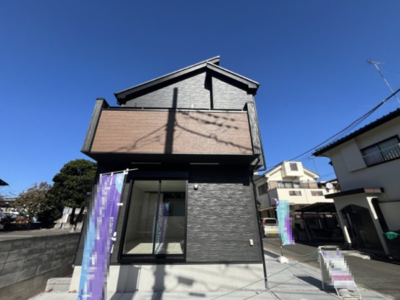 祝：成約済み　八王子市　大楽寺町　新築戸建て　２期の外観|明るい日当たりが気持ちよさそうな八王子の新築戸建てです。～仲介手数料無料☆八王子ひなた不動産～八王子市大楽寺町　新築戸建て