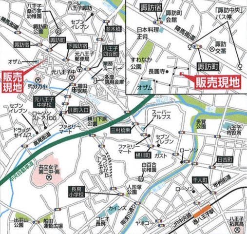 祝：成約済み　八王子市　大楽寺町　新築戸建て　２期の地図|～仲介手数料無料☆八王子ひなた不動産～八王子市大楽寺町　新築戸建て