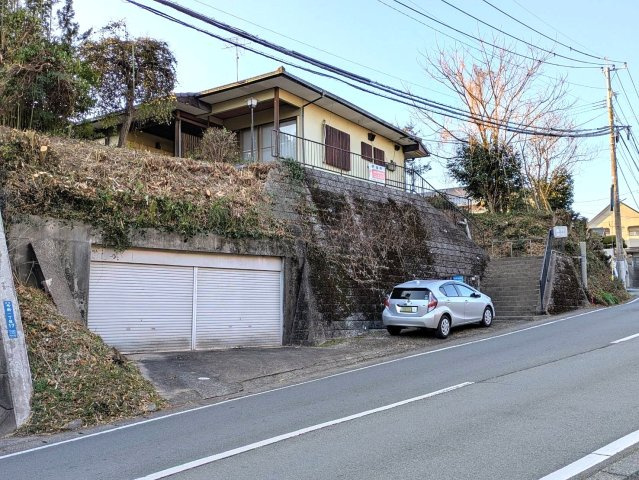 熊本市北区弓削1丁目売地の前面道路含む現地写真