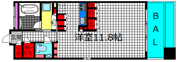 ガリレイ新町の間取り