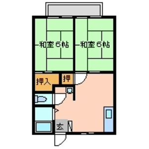 岡戸アーバンハイツの間取り