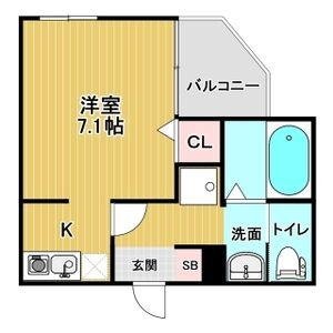 MELDIA大蓮Ⅰの間取り