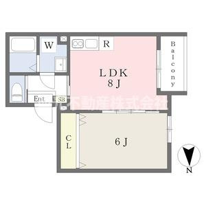 MELDIA大蓮Ⅰの間取り