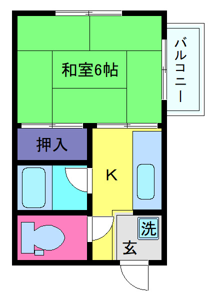 阪神住吉駅前ビルの間取り