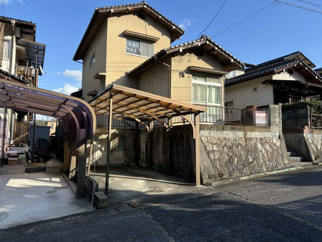 売土地　あさひが丘6丁目の前面道路含む現地写真