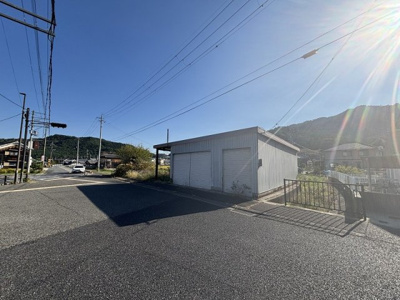 【外観】 | 多可町中区曽我井　県道沿い農地、農業倉庫