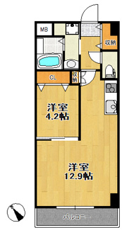 【間取り】 | アークデュオ仙台宮町