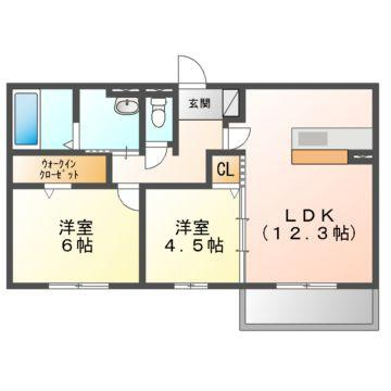 プラトー　Ｂの間取り