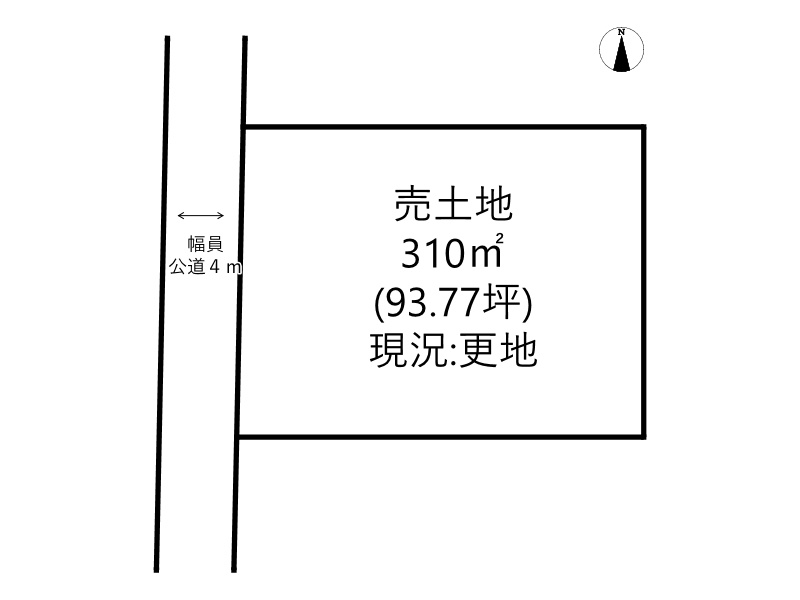 姫路市林田町大堤/売土地の土地図