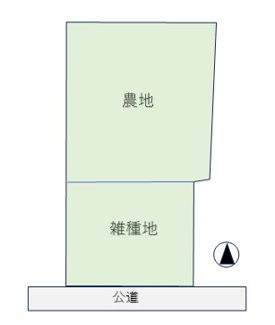 【土地図】 | 多可町中区鍛冶屋　農地転用可能な用地