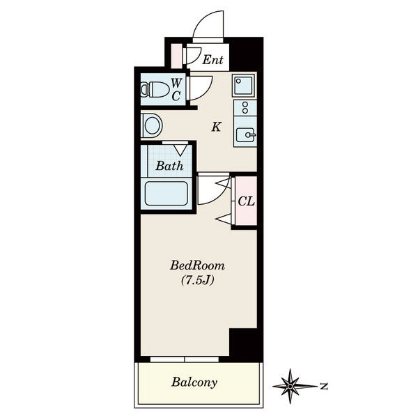 ニーズメゾン新栄の間取り