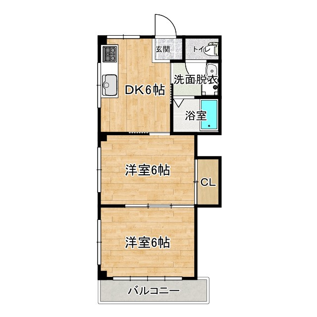 シティーライフHATAの間取り