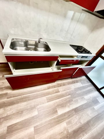 豊中市服部南町1丁目戸建のキッチン|キッチン下収納