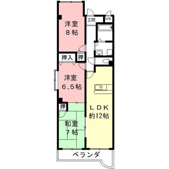 カーサ長良パークの間取り