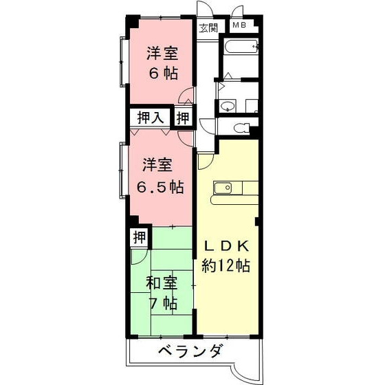 カーサ長良パークの間取り