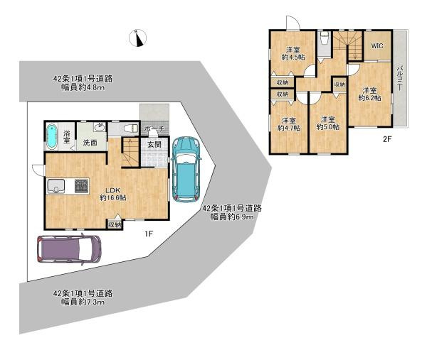 【間取り】 | 明石市西明石町3丁目　新築戸建