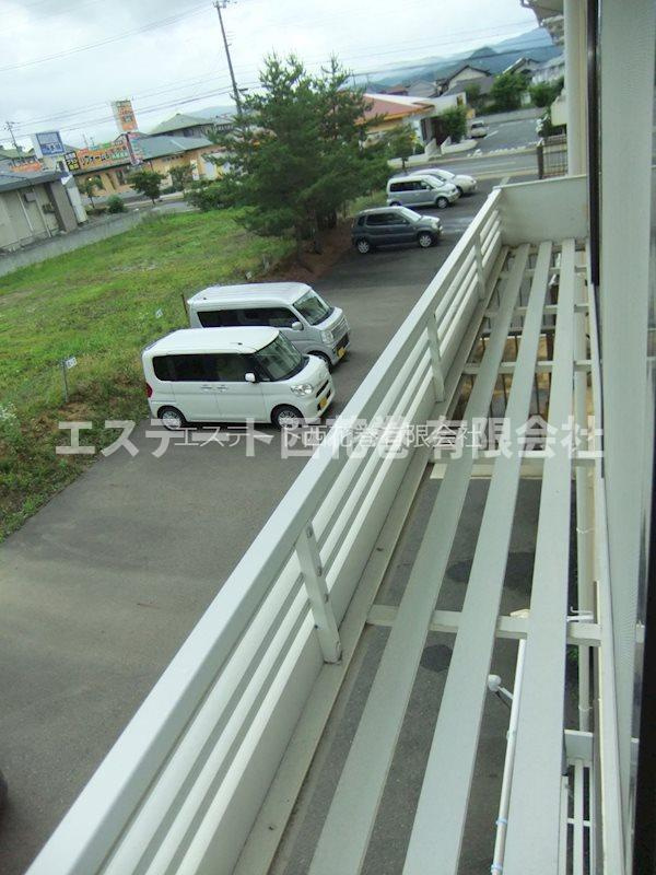 ハルヤマハイツ星が丘のバルコニー