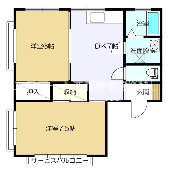 ハルヤマハイツ星が丘の間取り