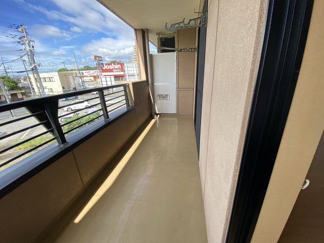 エスポア２１のバルコニー