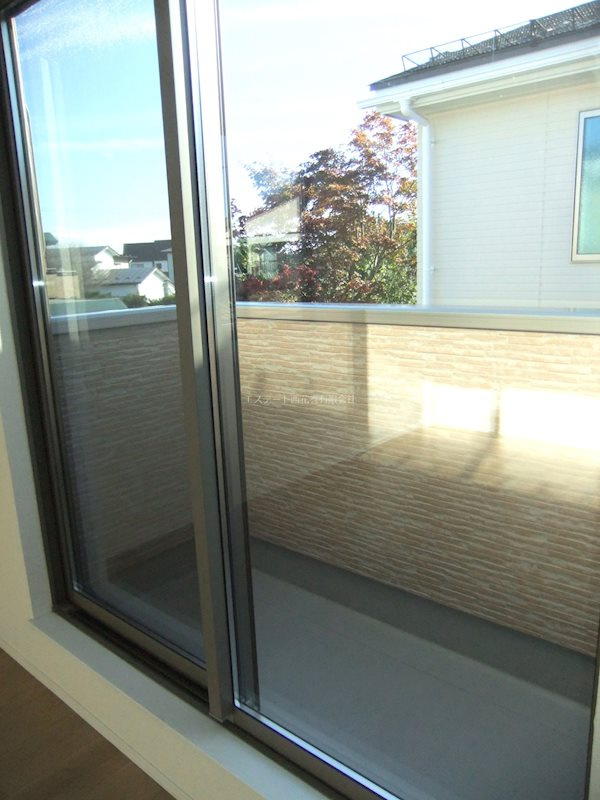 フルールポミエ　Bのバルコニー