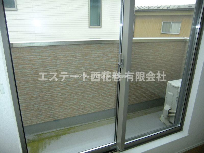 フルールポミエ　Ａのバルコニー