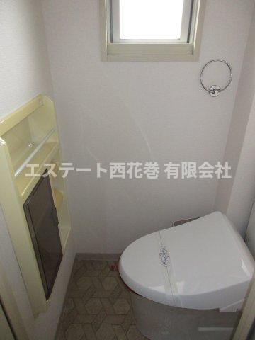 ブルージュのトイレ|洗浄機能付き暖房便座です