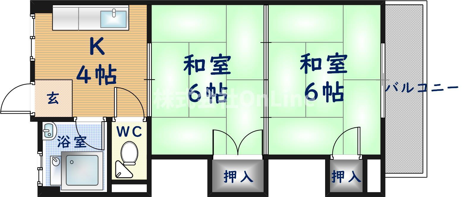 門野ビルの間取り