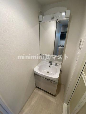 プレサンス大阪福島シエルの洗面所