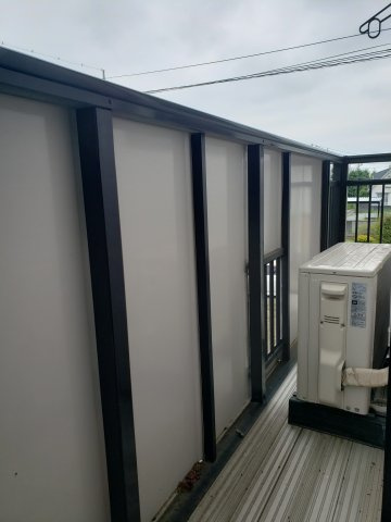 ハイツボヌールBのバルコニー