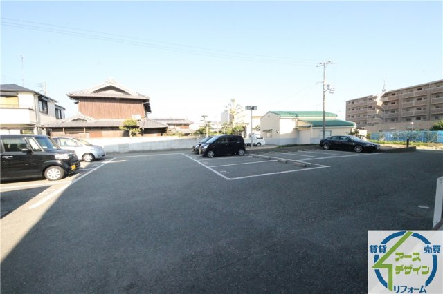 ディアコートKの駐車場|駐車場完備です