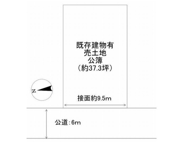 【土地図】 | 山科区川田菱尾田　売地