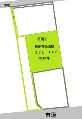 【区画図】 | 富岡市宮崎分譲地②区画