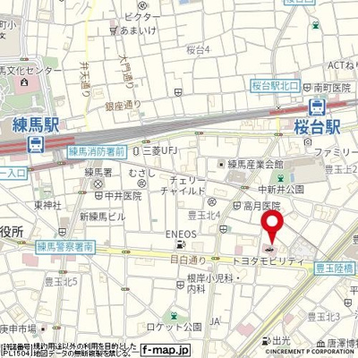 【地図】 | スカイコート練馬桜台