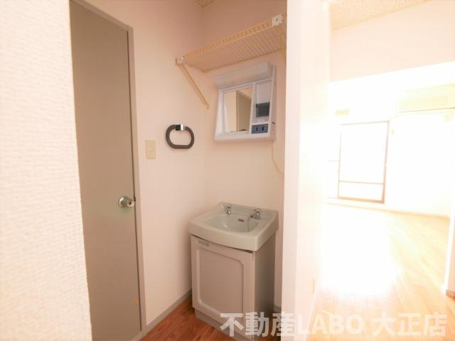 サングリーン住之江の独立洗面台